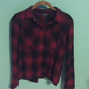 Top shop flannel button up
